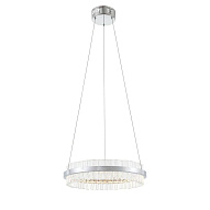 SL383.103.01 Светильник подвесной ST-Luce Хром/Хром, Прозрачный LED 1*34W 3000K КЕРИО 500_191_2945126